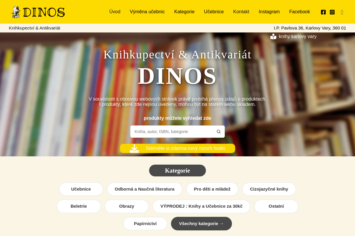 Knihkupectví DINOS