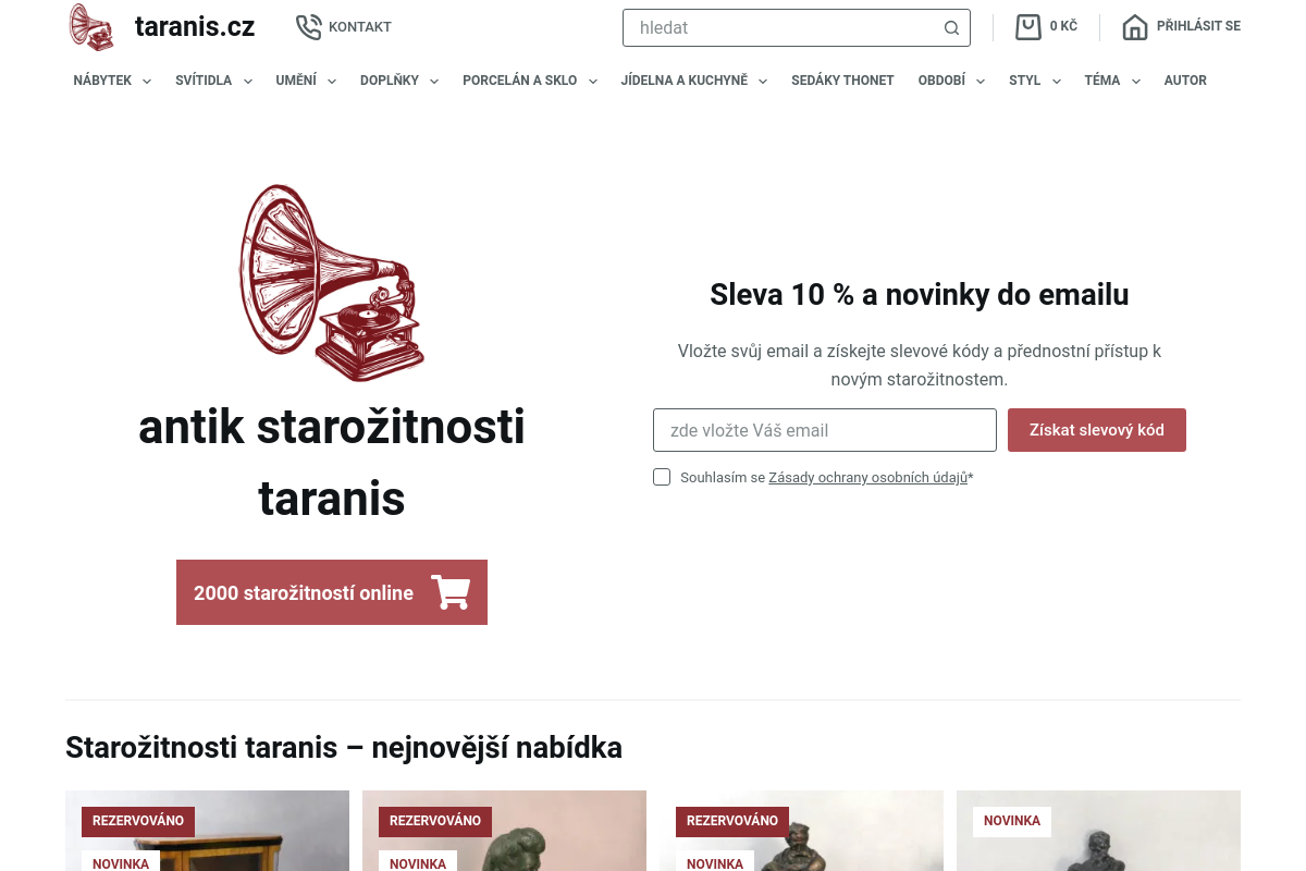Starožitnosti Taranis.cz