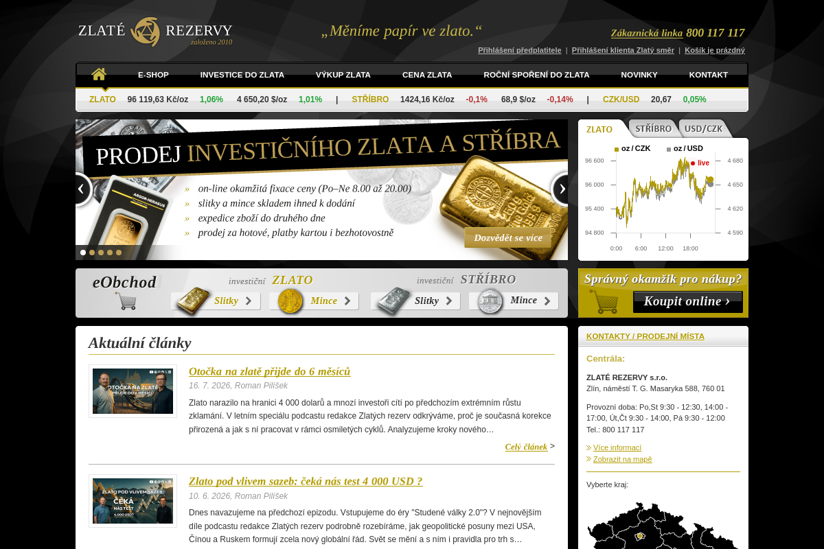 ZLATÉ REZERVY, s.r.o.
