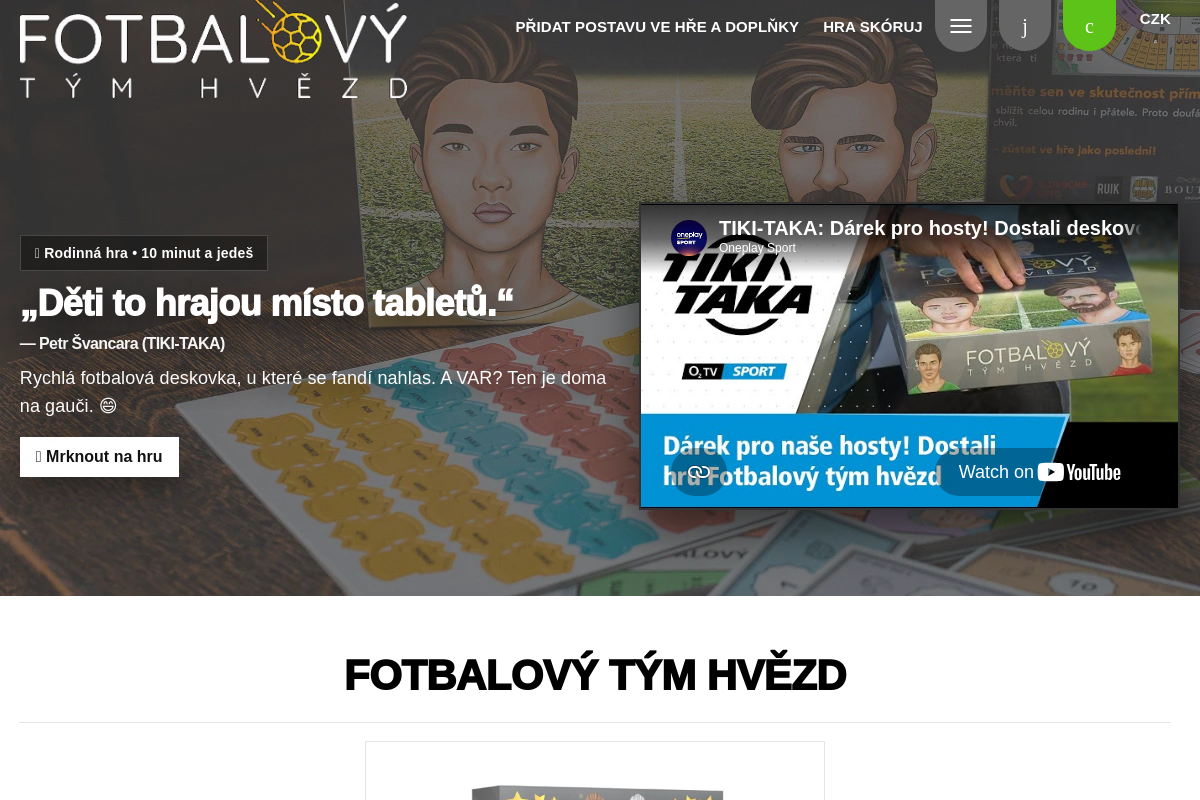 Fotbalový tým hvězd, s.r.o.