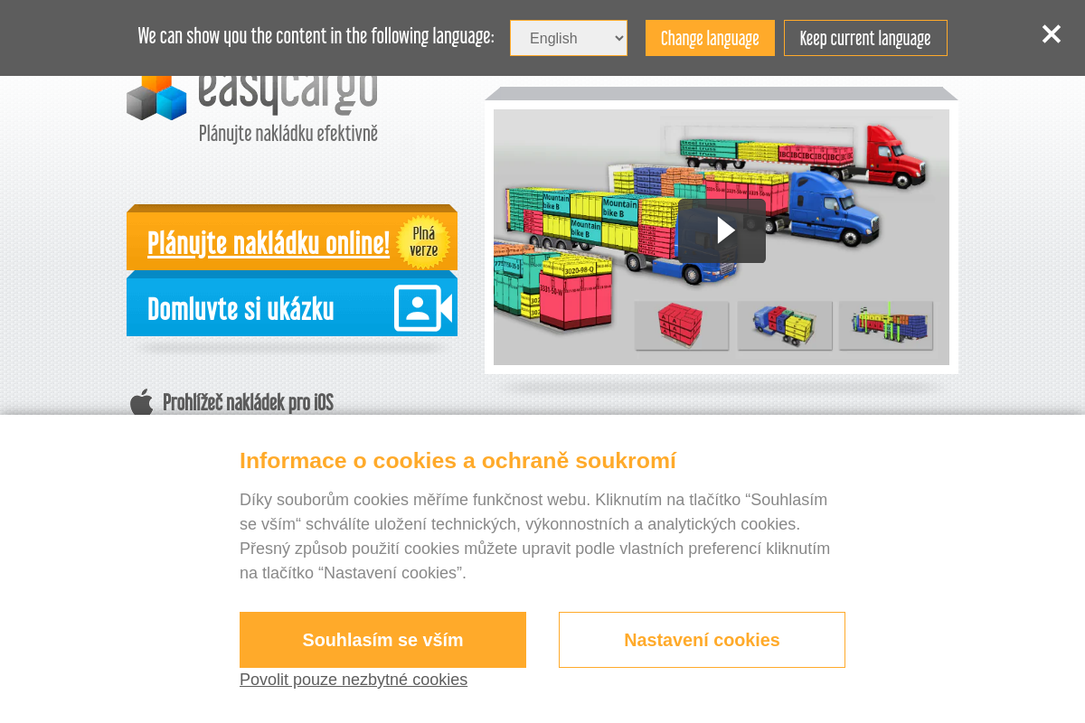 EasyCargo - Plánujte nakládku efektivně