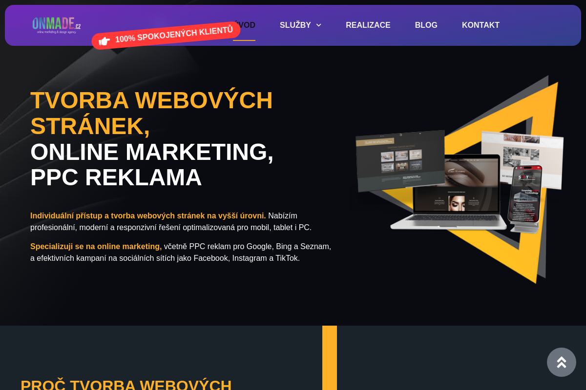 Tvorba webových stránek | Marketing | ONMADE.cz