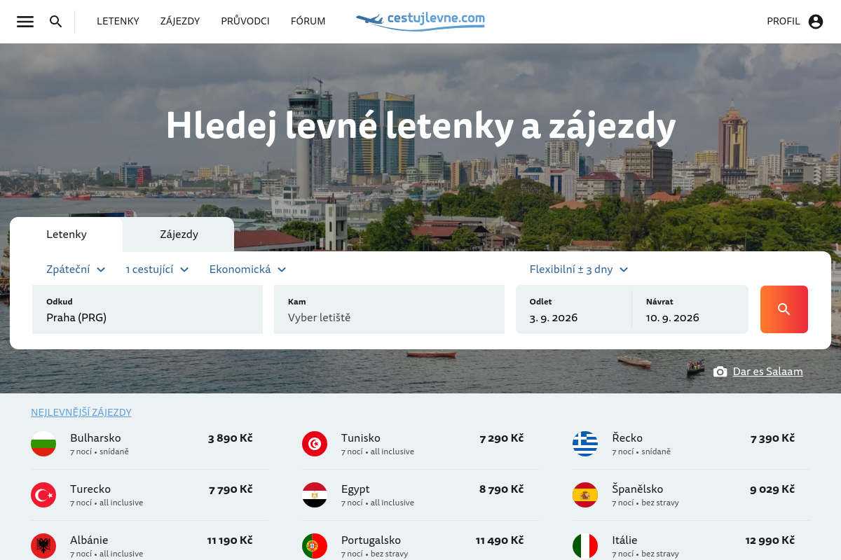 Cestujlevne.com