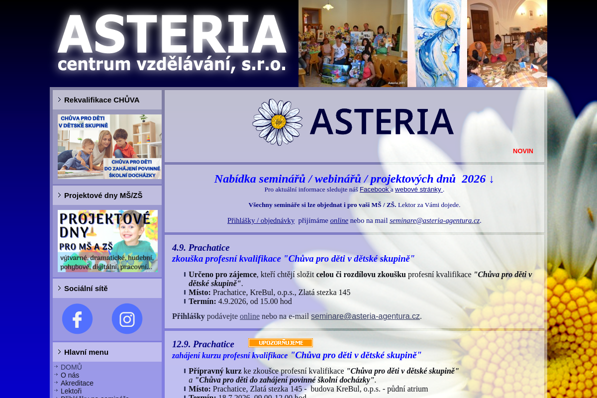 ASTERIA centrum vzdělávání, s.r.o.