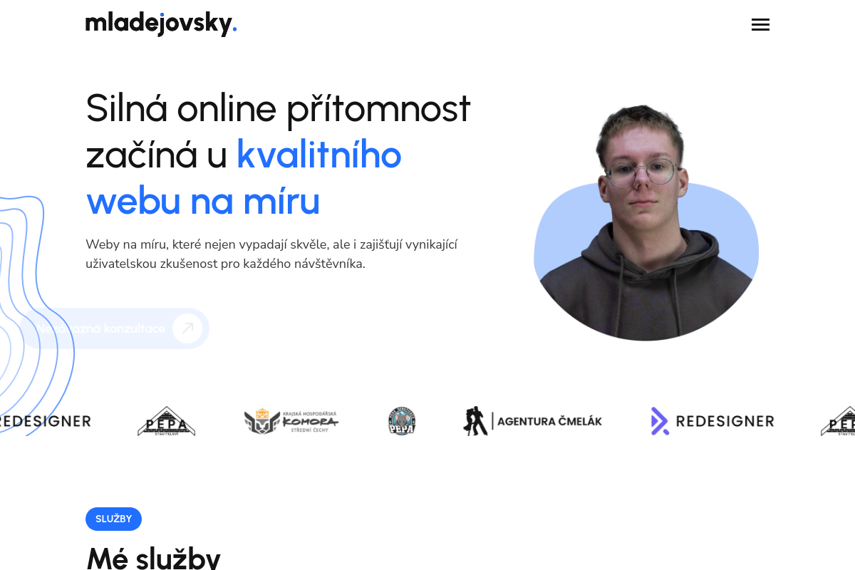 Mladejovsky - tvorba webových stránek na míru