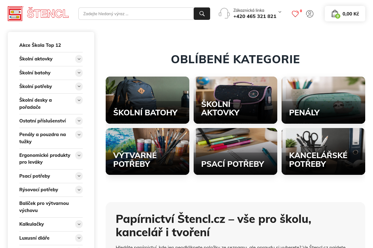 Papírnictví Stencl.cz