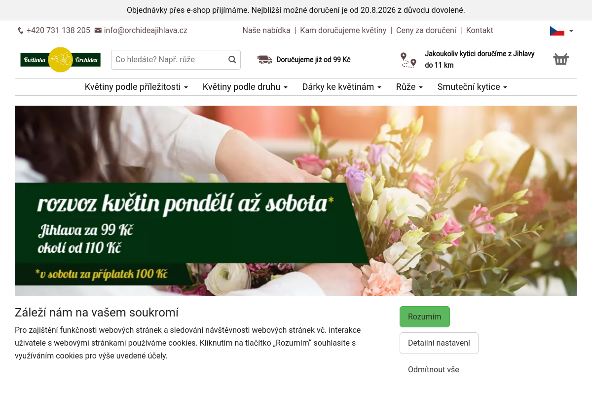 Květinka Orchidea