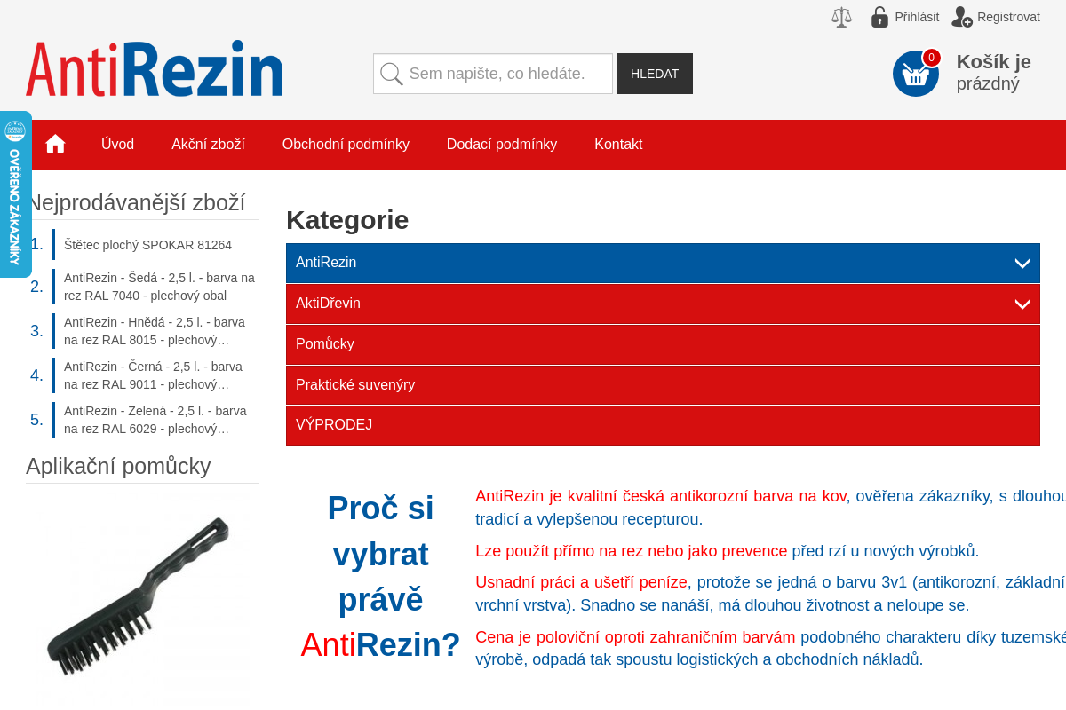 Antirezin.cz