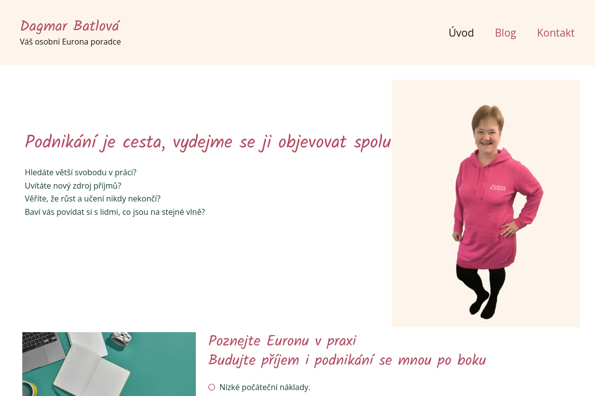 Bc. Dagmar Batlová - Osobní poradce Eurona