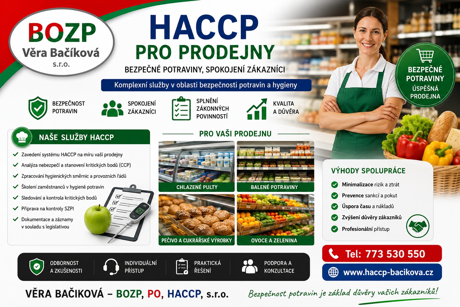 HACCP systém po celé ČR. Neúčtujeme cestovné.