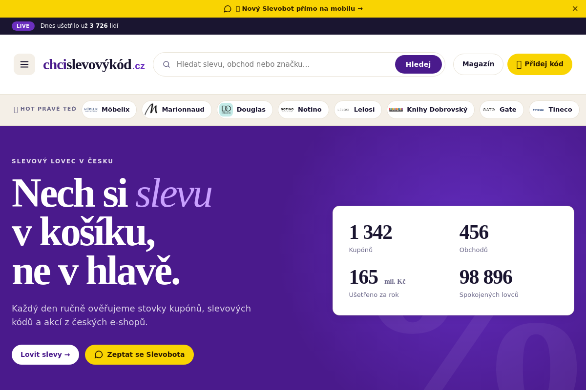 Chcislevovýkód.cz