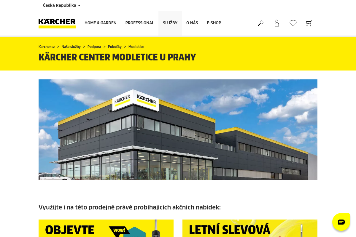 KÄRCHER CENTER MODLETICE
