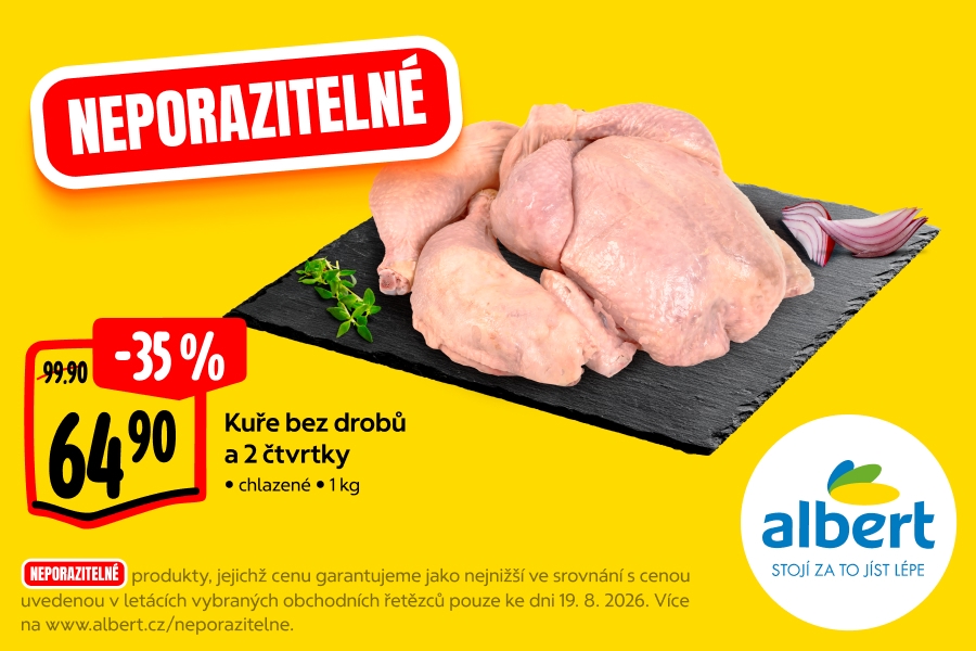 Kuře bez drobů a 2 čtvrtky