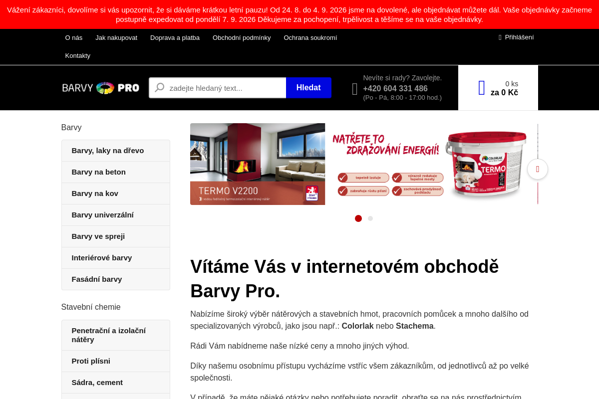 BARVY PRO