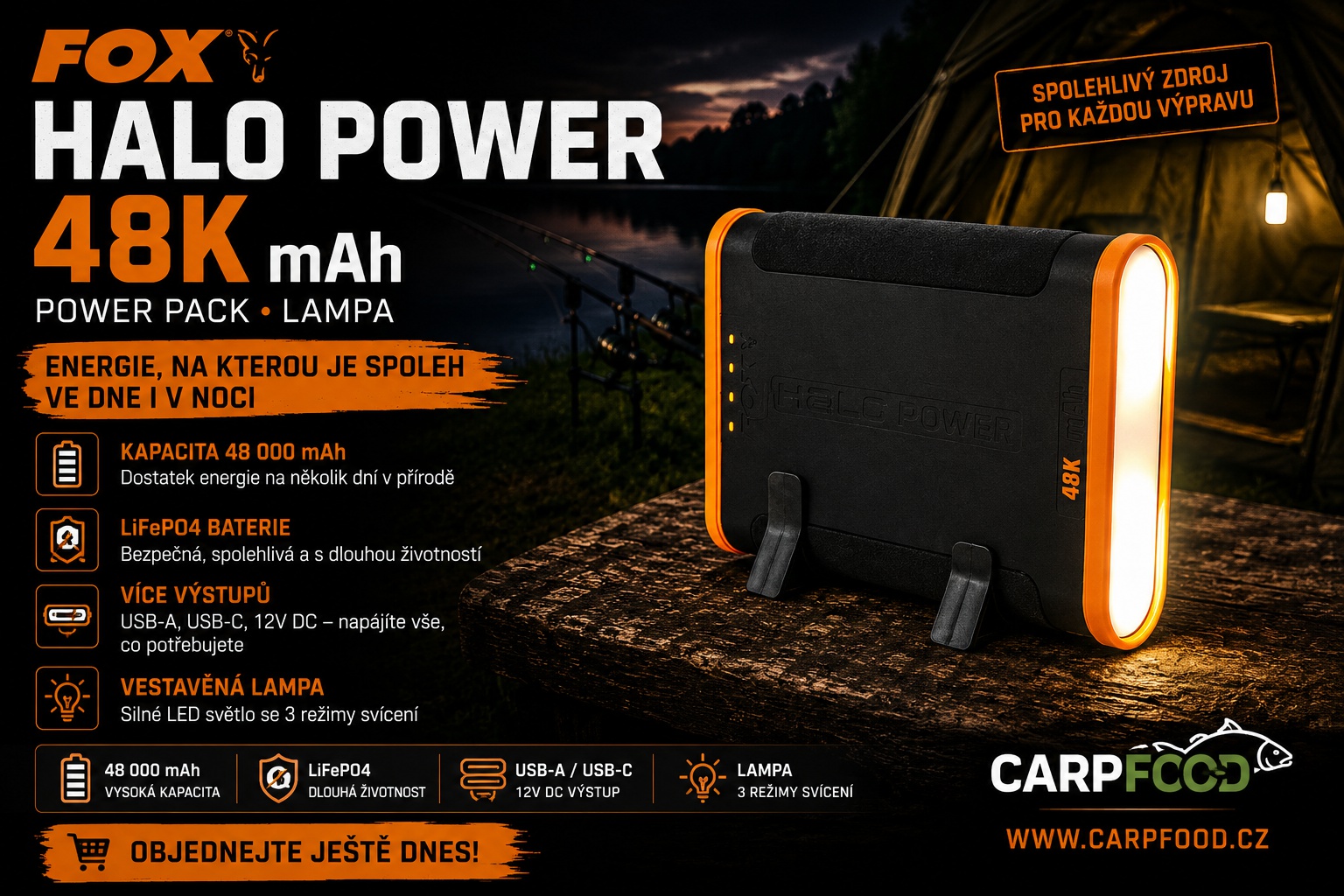 Powerbanka Fox