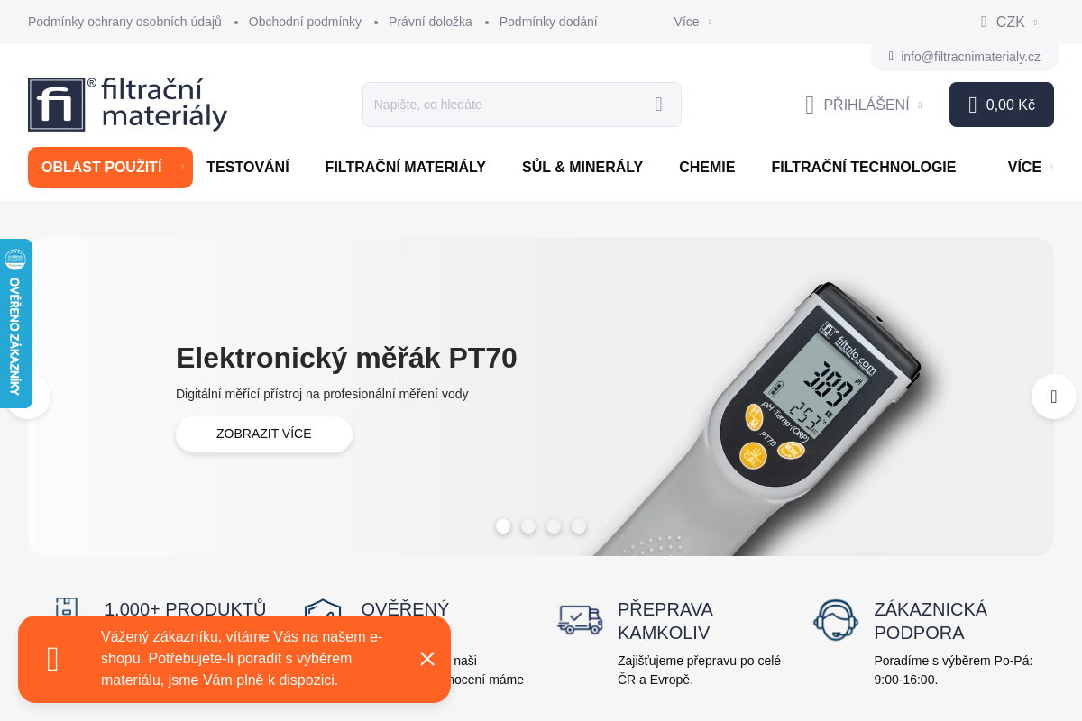 SURFACE SOLUTIONS s.r.o. filtrační materiály