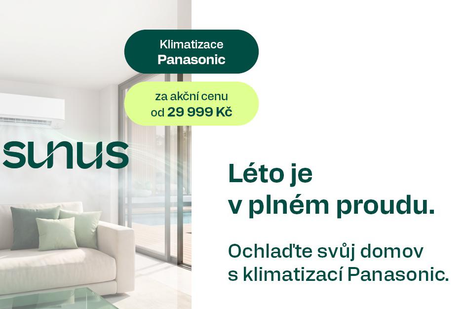 Klimatizace Panasonic za akční cenu
