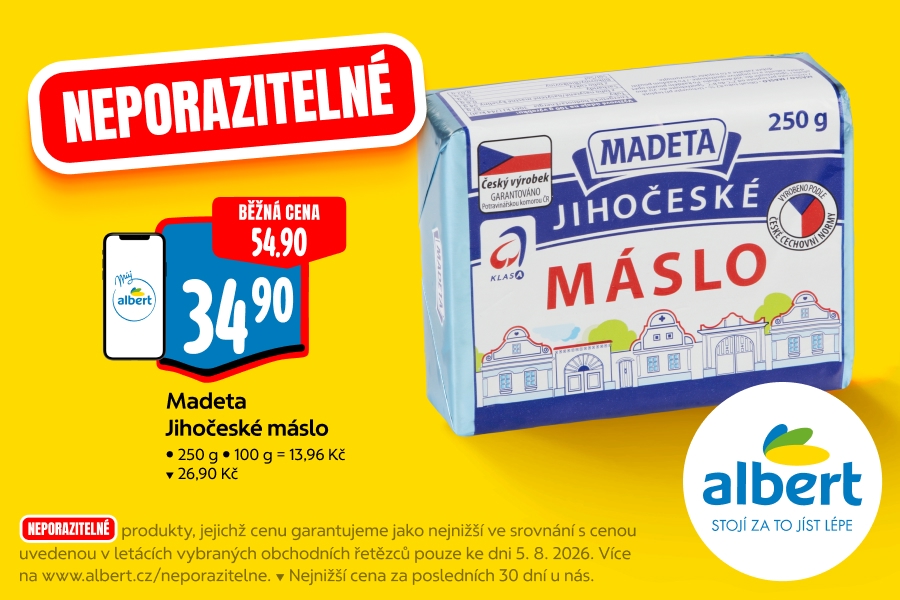 Madeta Jihočeské máslo
