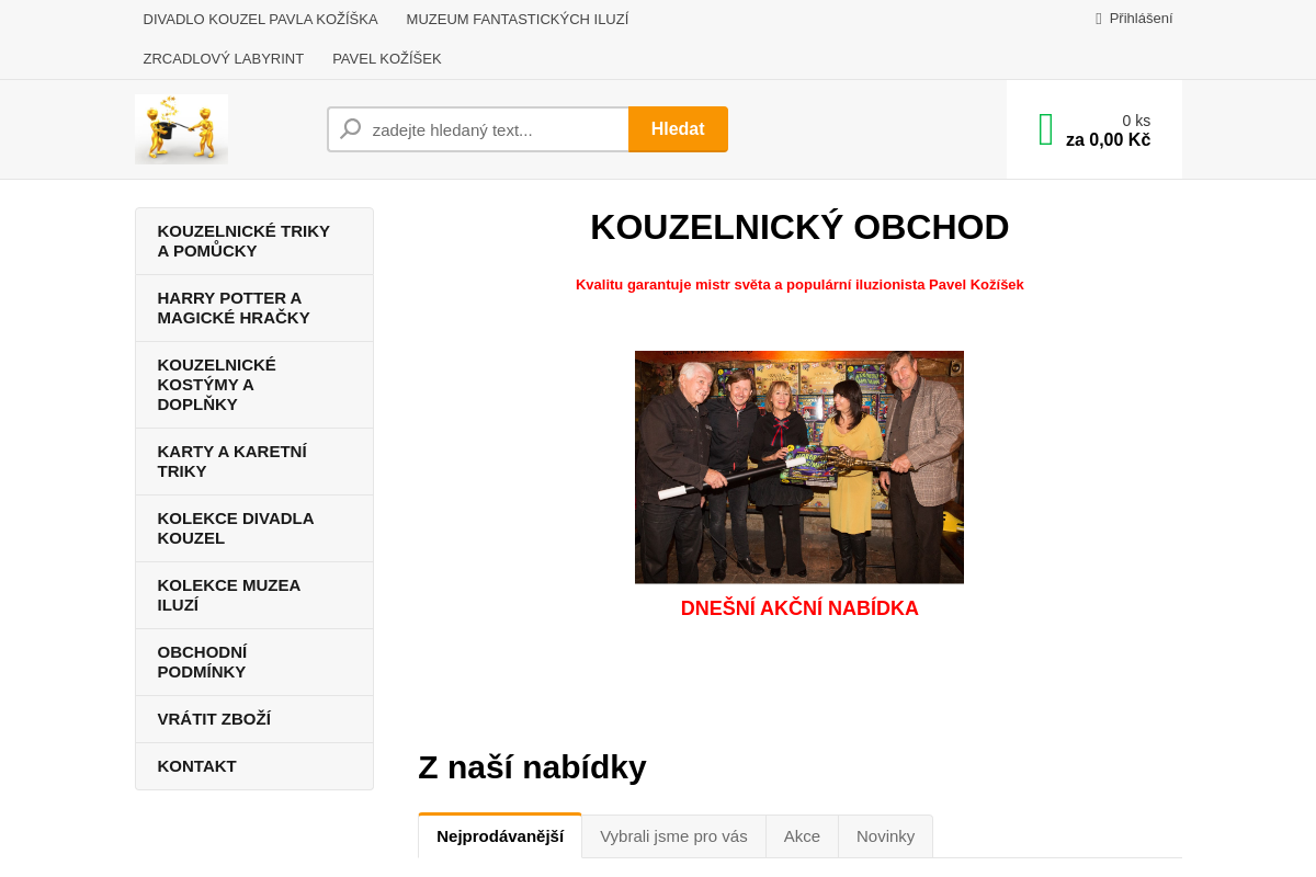 Kouzelnický obchod Pavla Kožíška