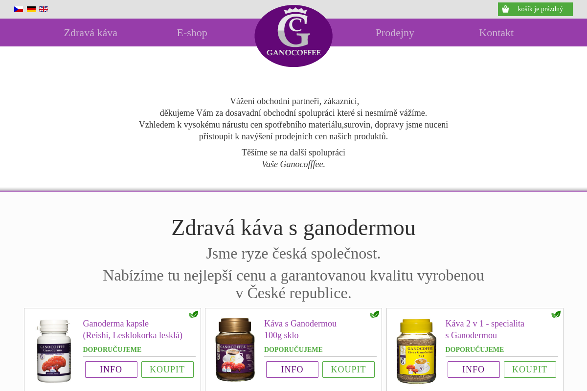 Ganocoffee.cz