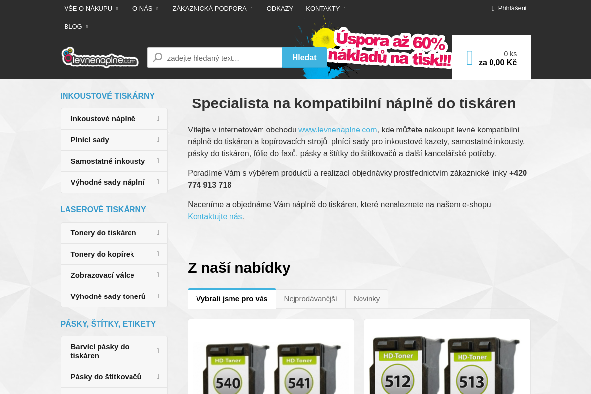 levnenaplne.com