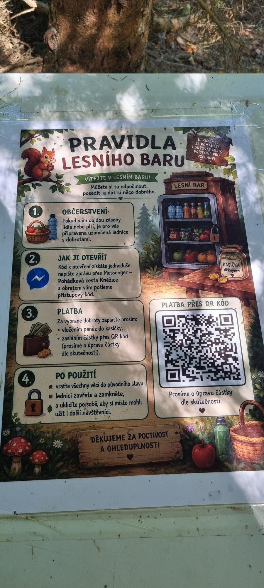 Lesní bar Pohádková stezka Kněžice foto 1
