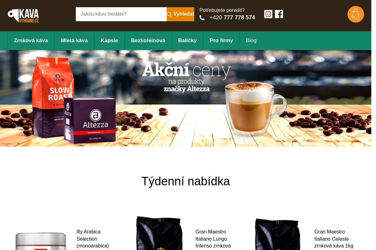 Káva Výhodně
