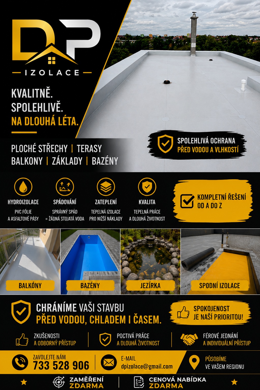 Izolace a zateplení plochých střech Josef Vráblík foto 2