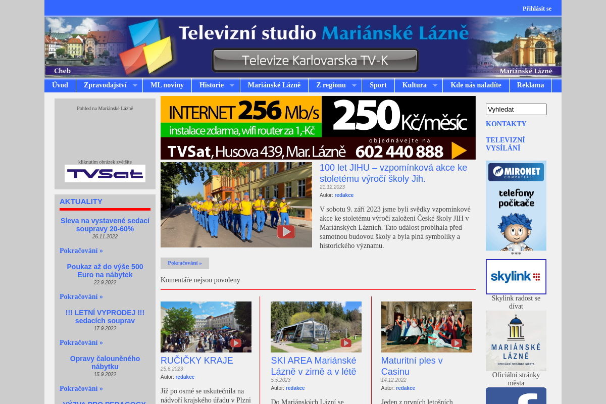 Televizni studio Mariánské lázně