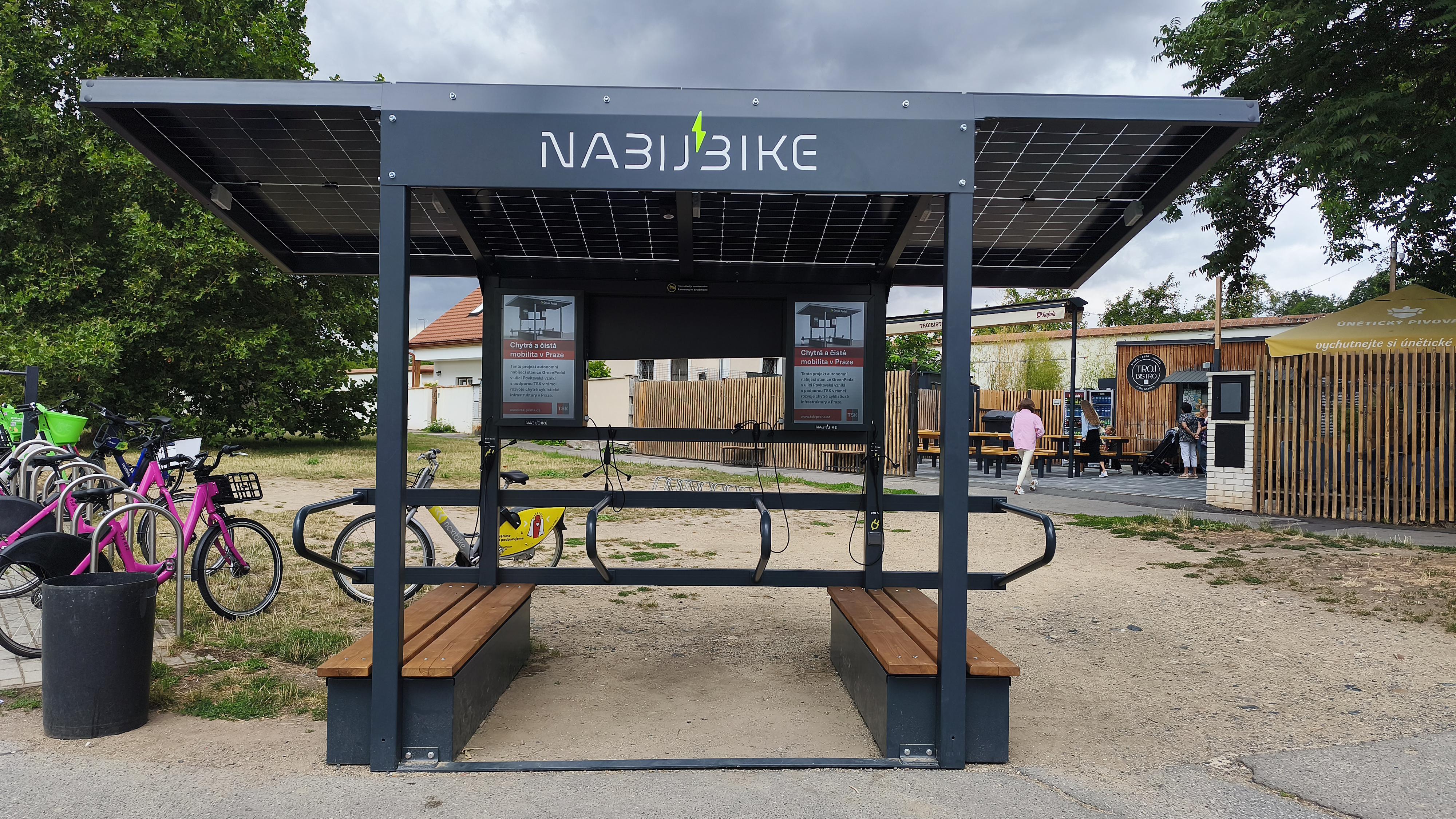 Nabíjecí zásuvka pro elektrokola - Povltavská