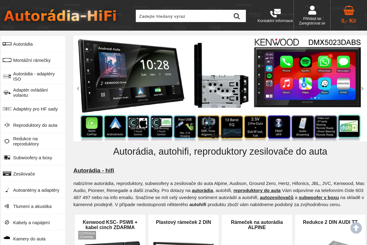 AUTORÁDIA - HIFI.cz
