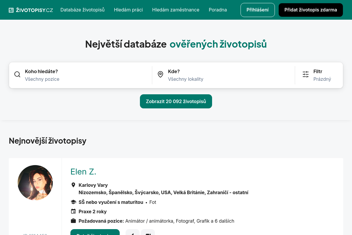 Životopisy.cz