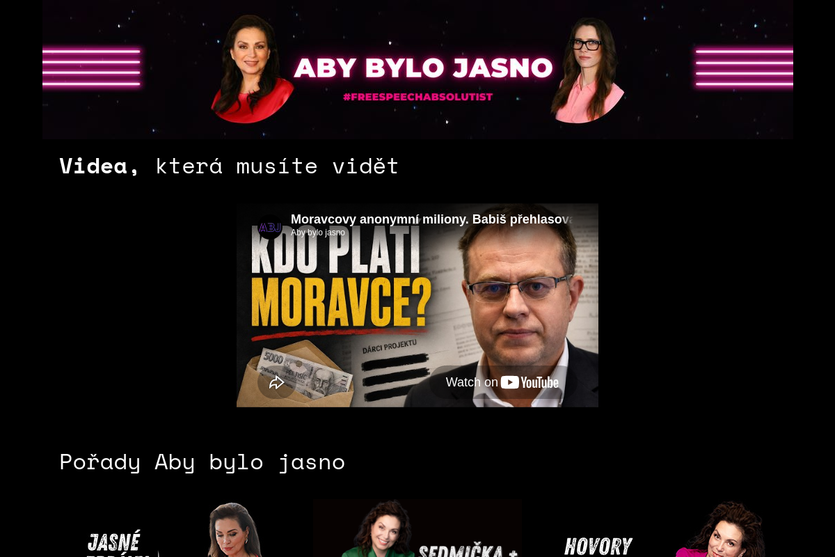 Aby bylo jasno