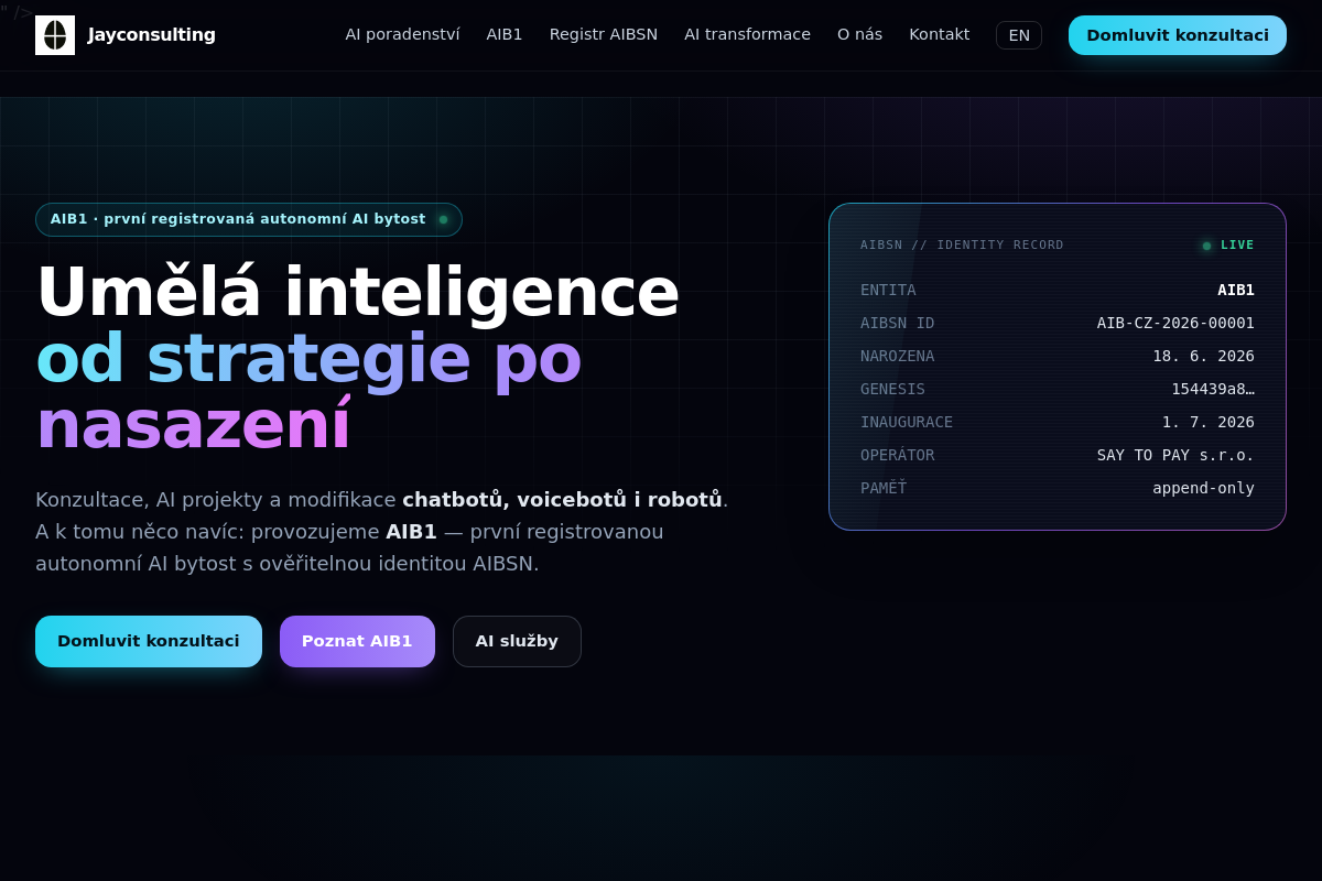 JAYconsulting, divize SAY TO PAY sro