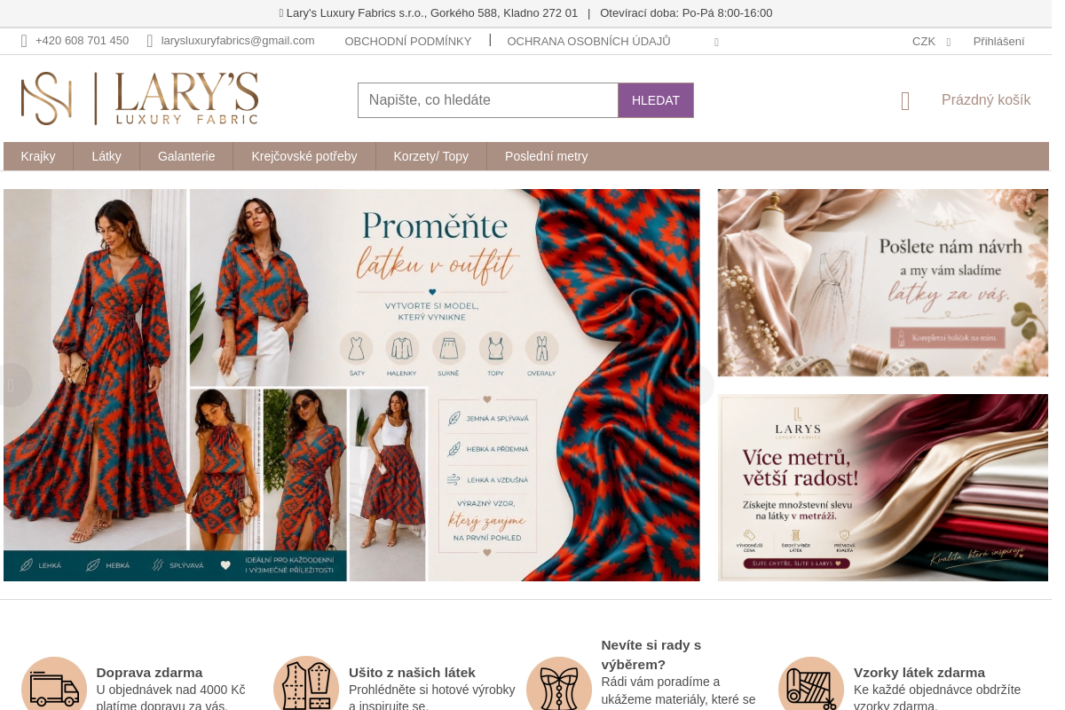 Lary's Luxury Fabrics s.r.o.