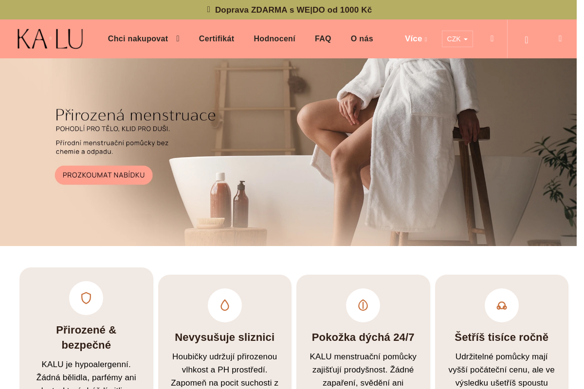 KALU | menstruace přirozeně
