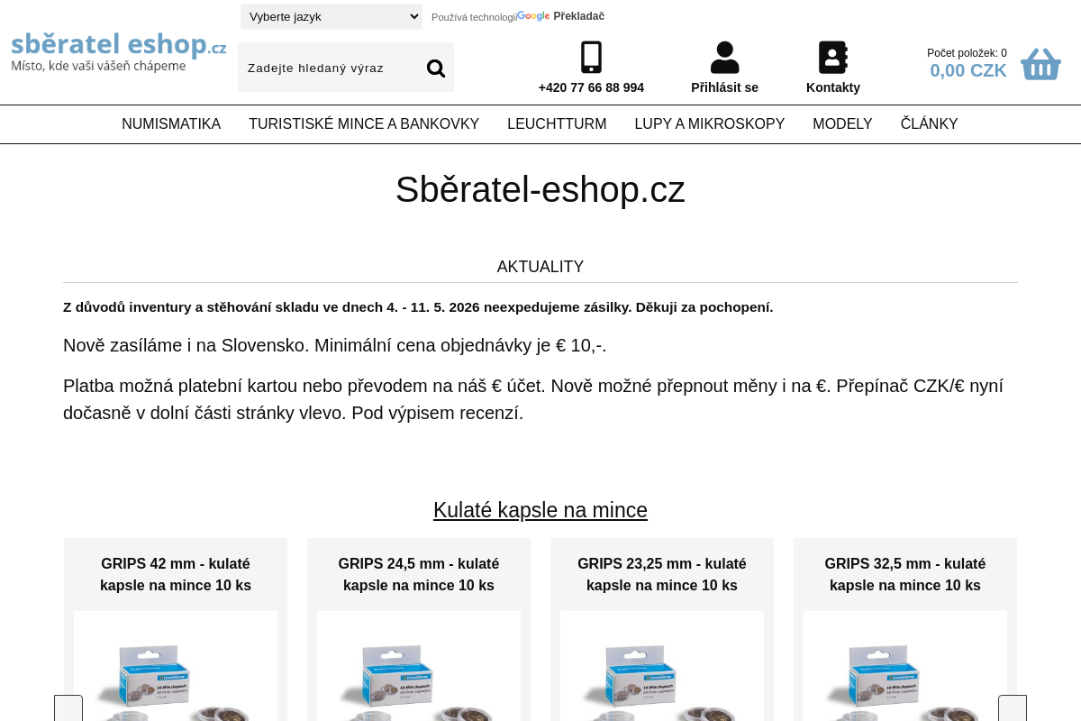 Sberatel-eshop.cz