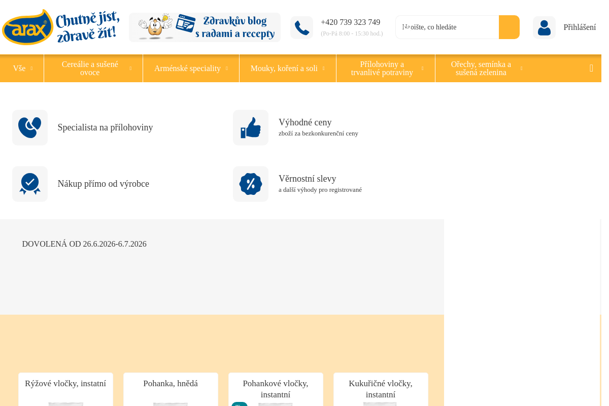 PotravinyArax.cz