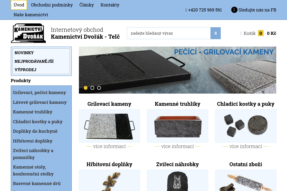 Eshop Kamenictví Dvořák