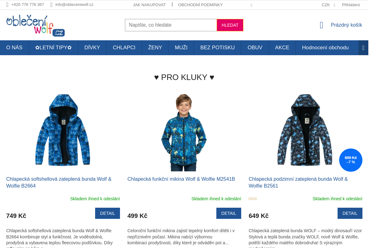 Obleceniwolf.cz