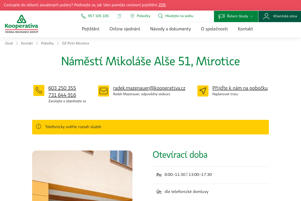 Kooperativa pojišťovna