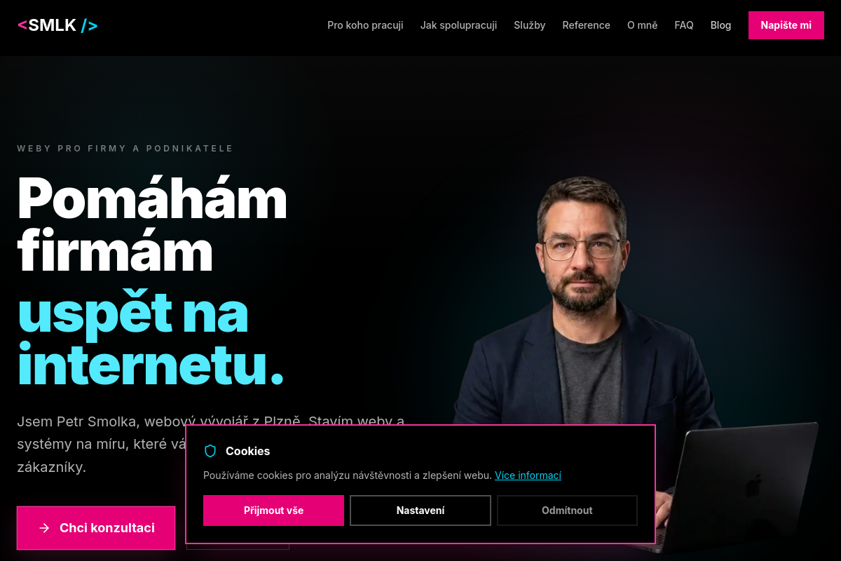 Petr Smolka - moderní weby na míru | smlk.cz