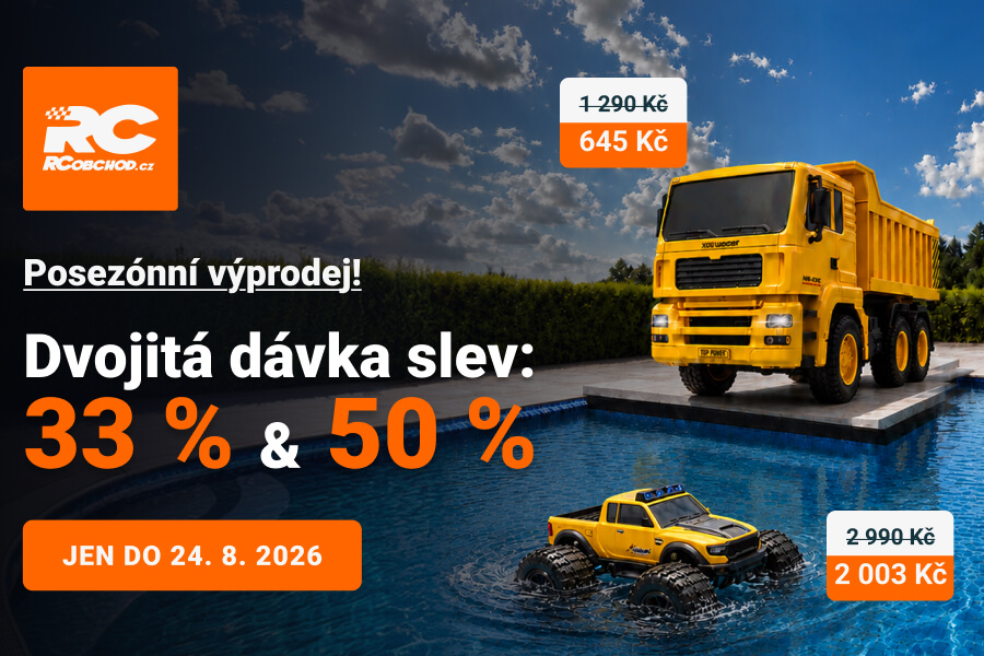 SLEVA na desítky RC modelů