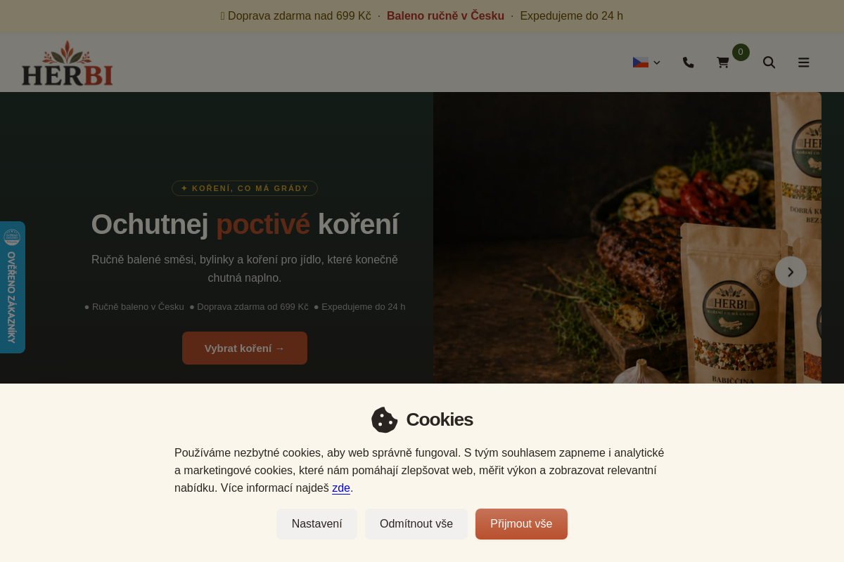 HERBI - koření, co má grády