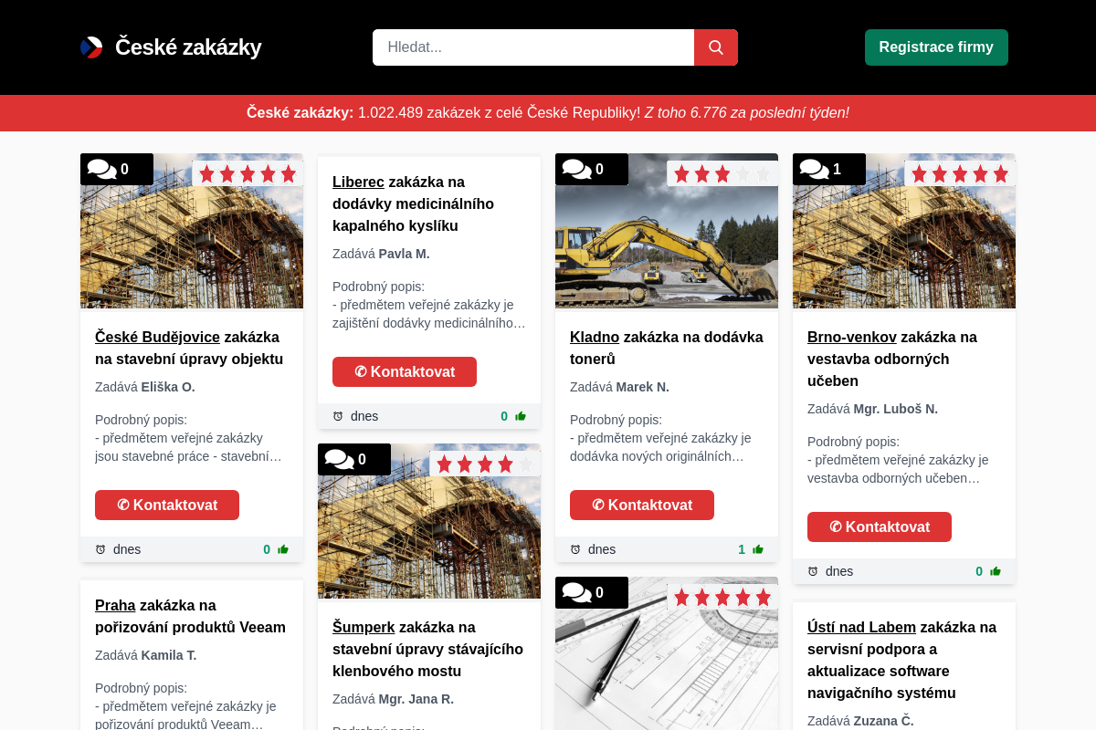 České zakázky