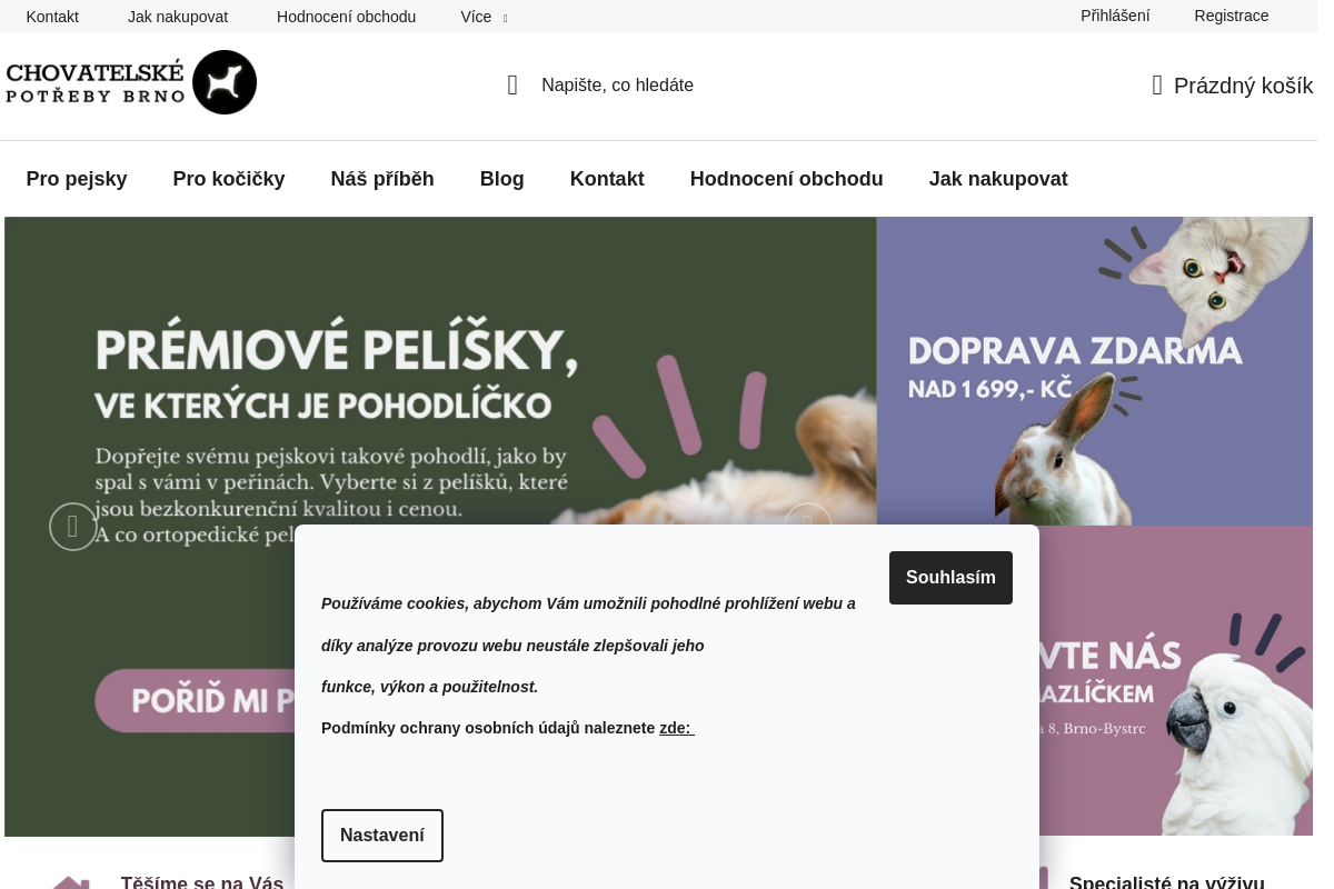 Chovatelské potřeby Brno