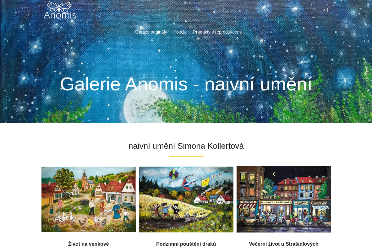 Galerie Anomis - obrazy, naivní umění