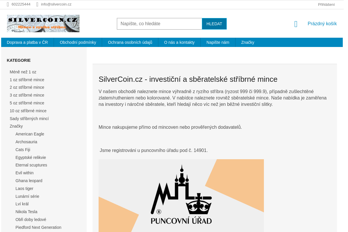 silvercoin.cz