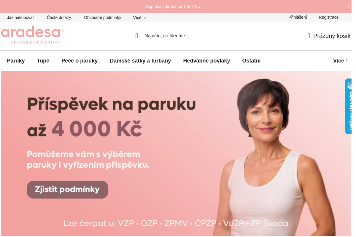 Aradesa Kvalitní paruky