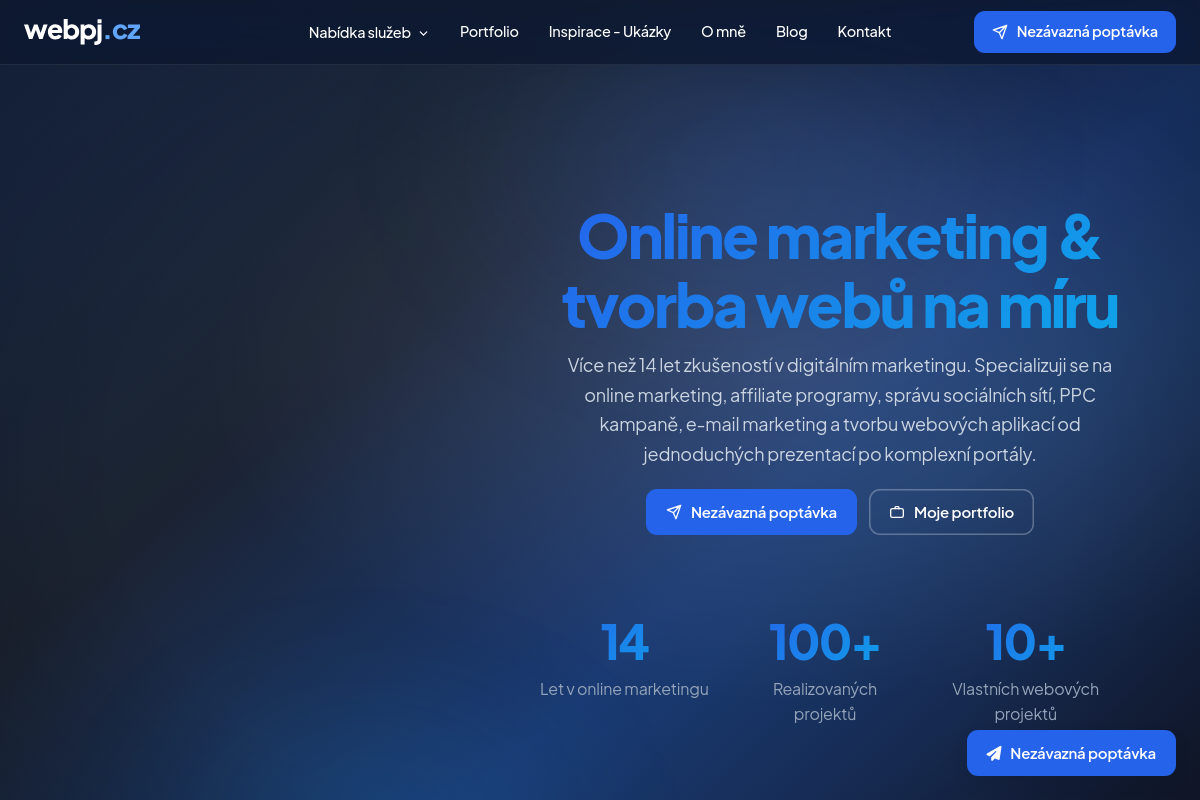webpj.cz - tvorba stránek na míru a online marketing